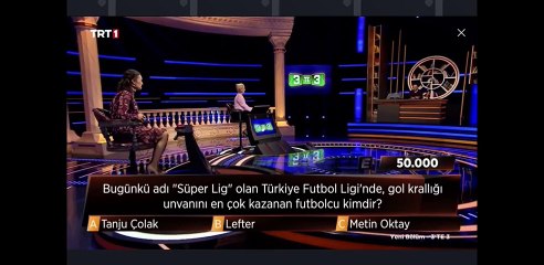 TRT 1'deki 3’te 3 yarışmasında skandal hata