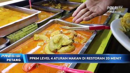 PPKM Level 4, Aturan Makan 20 Menit di Restoran