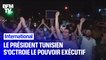 Le président tunisien s'accorde le pouvoir exécutif, ses partisans et ses opposants dans la rue