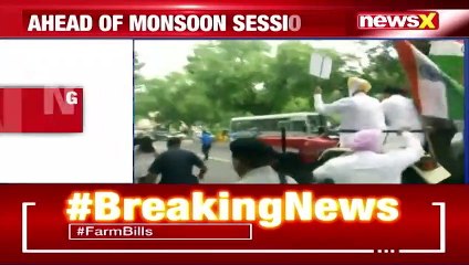 Rahul Gandhi Protest Against Farm Bills RaGa's Tractor Protest NewsX