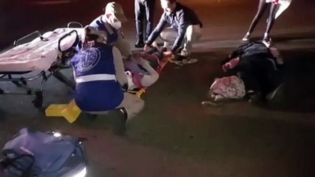 Jovens ficam feridos após colisão entre moto e BMW na Rua Fortaleza