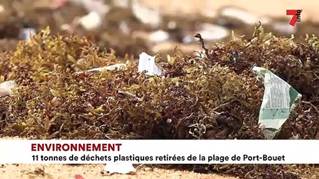 Environnement : 11 tonnes de déchets plastiques retirées de la plage de Port-Bouët