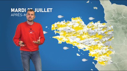 Bulletin météo pour le mardi 27 juillet 2021