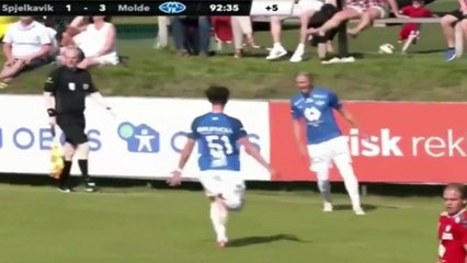Le premier but d'Albert Braut Tjåland avec Molde