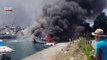 Maltepe Dragos Marinada Tekneler Alev Alev Yandı - 9 Tekne Zarar Gördü