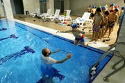 Son dakika haberi | Şanlıurfalı çocuklar hem serinliyor hem de yüzme öğreniyor
