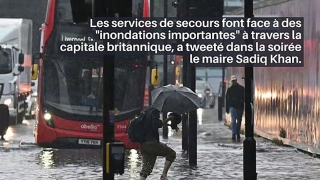 Découvrez les images impressionnantes des rues de Londres complètement inondées à cause des pluies torrentielles orageuses _IN