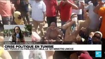 Tunisie : heurts devant le Parlement sur fond de crise politique