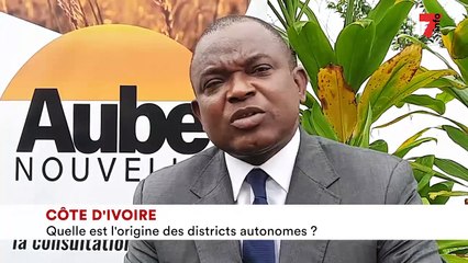 Vincent Toh Bi  parle de l'origine des districts autonomes