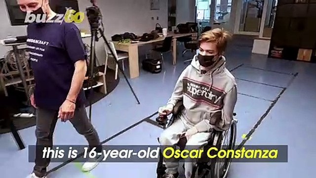 Father Builds Robotic Exoskeleton for Paralyzed Son to Stand Up and Walk