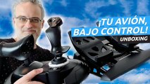 ¡Siente el avión! Unboxing de T. Flight Full Kit X, unas mandos ideales para Flight Simulator