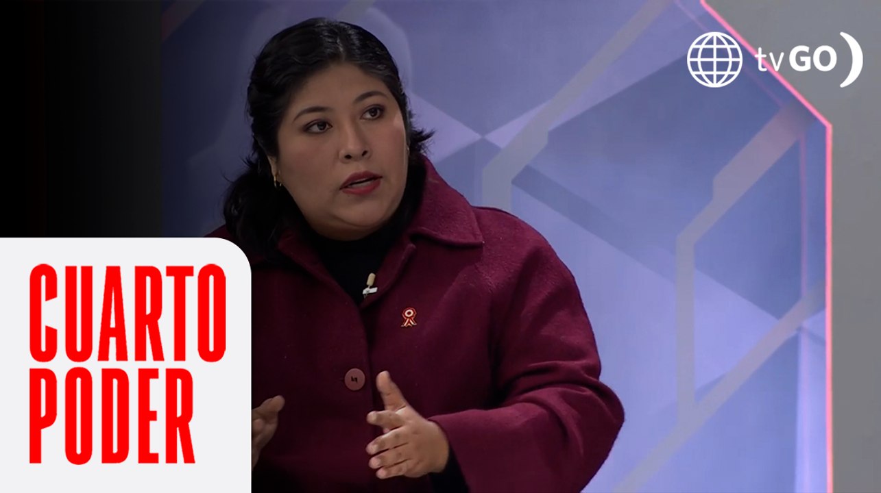 Entrevista a Betssy Chávez de Perú Libre | Cuarto Poder