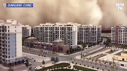 Une tempête de sable a englouti une ville chinoise