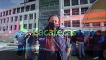 BloqueoSutsemop | Burócratas sindicalizados del Gobierno de Zacatecas paran labores para exigir un incremento salarial justo