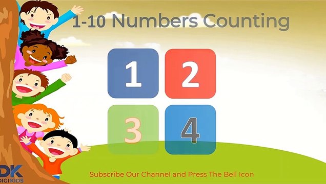 Learn Numbers Counting From 1 to 10 With Animated Video | 1 2 3 4 | Number Counting | One, Two, Three, Four