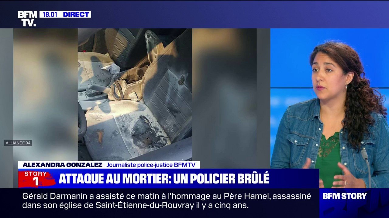 Une attaque au mortier a brûlé un policier à Bo...