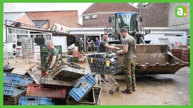 Inondations : L'armée dans les rues de Bomel