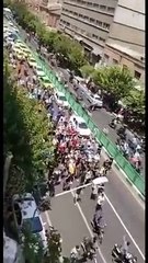 "الموت للمستبد".. مسيرة في طهران احتجاجاً على شح المياه جنوب إيران