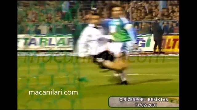 Çaykur Rizespor 5-1 Beşiktaş 11.02.2001 - 2000-2001 Turkish 1st League Matchday 20