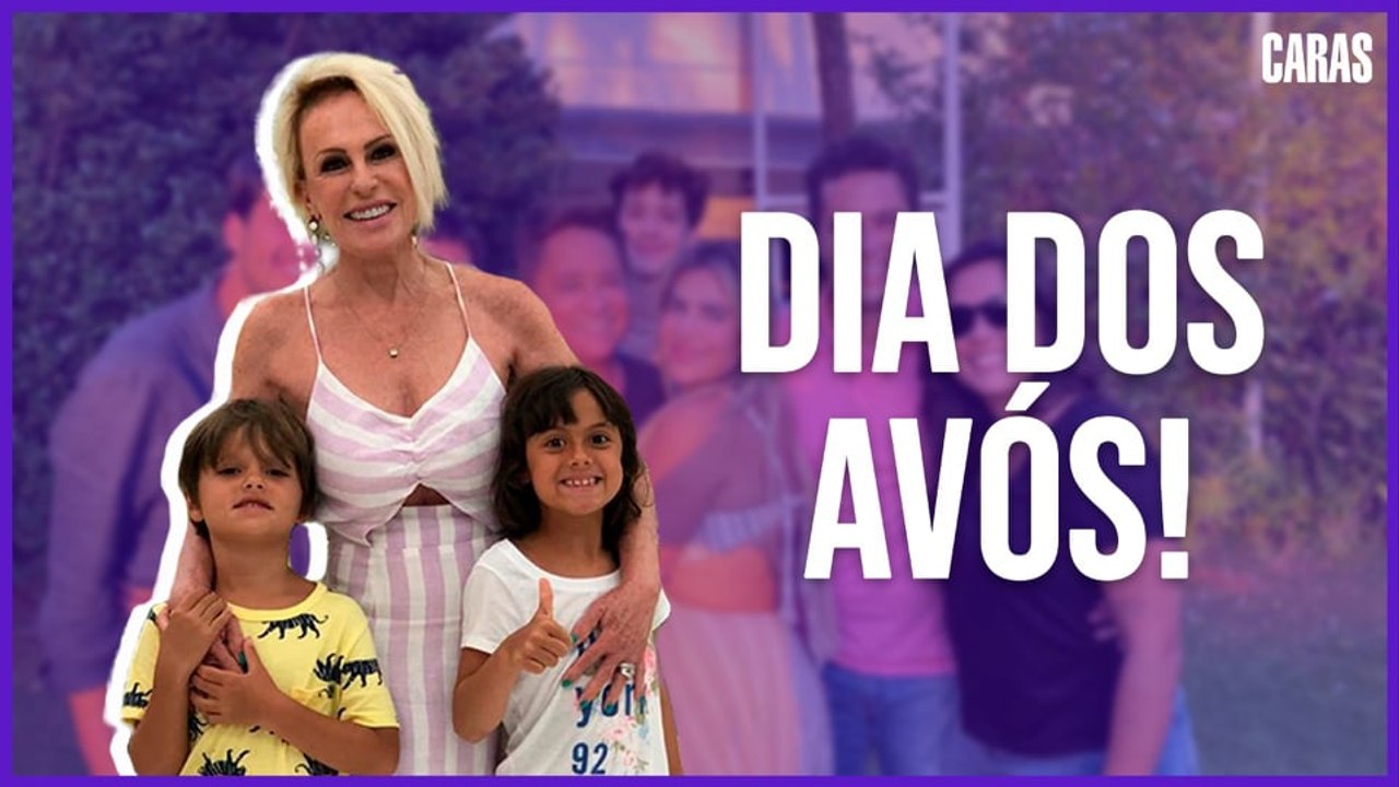DIA DOS AVÓS: LEONARDO, ANA MARIA BRAGA E MAIS! | 7 CELEBRIDADES QUE FAZEM SUCESSO COM OS NETOS