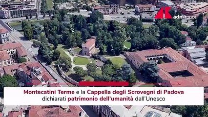 Gli affreschi di Padova e Montecatini Terme patrimonio Unesco