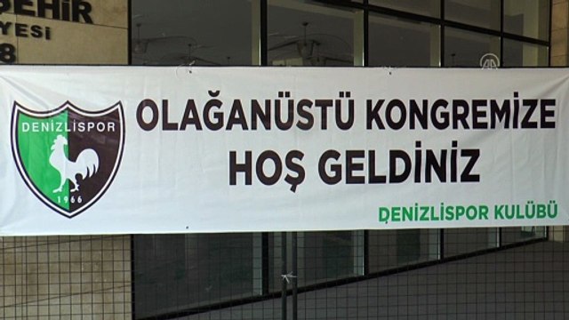 DENİZLİ - Denizlispor'da seçimli olağanüstü genel kurul 3 Ağustos'a ertelendi