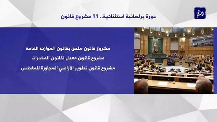 إرادة ملكية بدعوة مجلس الأمة إلى دورة استثنائية