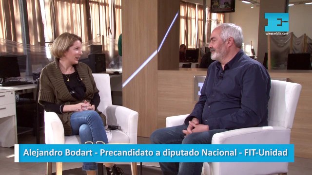 Alejandro Bodart - Precandidato a diputado Nacional - FIT-Unidad: Queremos que la Izquierda se postule para gobernar