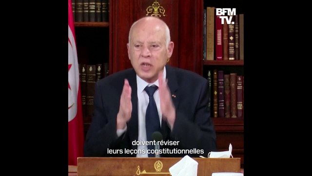 Accusé de coup d'État, le président tunisien Kaïs Saïed appelle ses détracteurs à réviser leurs leçons constitutionnelles