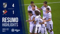 Highlights: Vitória SC 4-1 Leixões SC (Taça da Liga 21/22 - 1ª Fase)