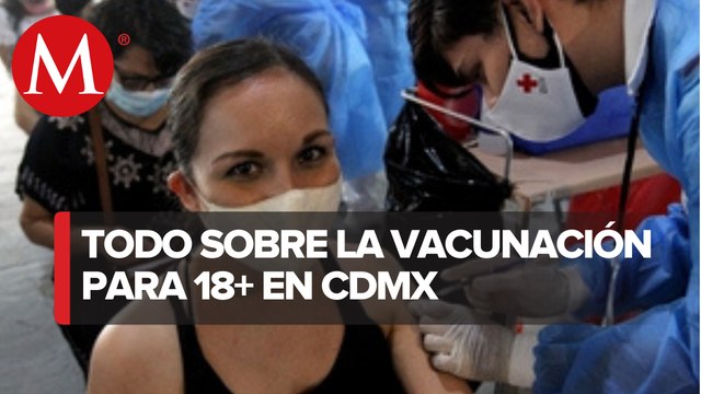 A partir de mañana inicia la vacunación anticovid para jóvenes de 18 a 29 años en CdMx