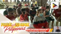 Mga bakwit sa Laurel Batangas, pinauwi na ng Laurel LGU sa kanilang mga tahanan; ayuda sa ilalim ng Cash for Work program, ipinamahagi