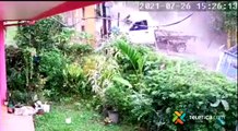 tn7-Video- Pick up se queda sin frenos y se estrella contra casa-260721