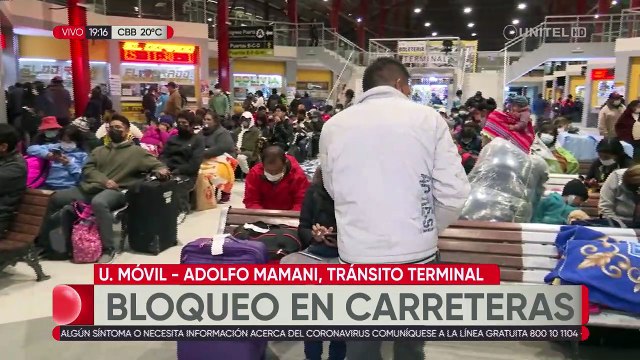 La Paz: Suspenden salidas de buses a Cochabamba y Santa Cruz por bloqueos en Caracollo