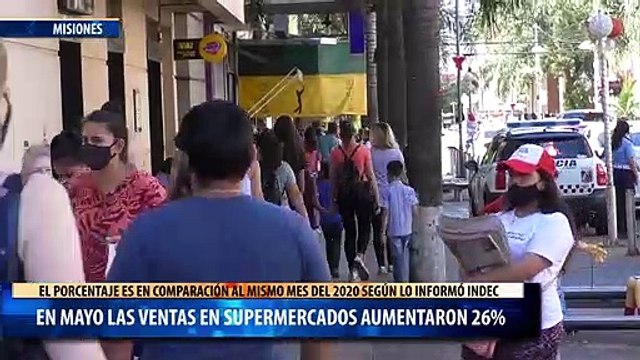 En mayo las ventas en supermercados aumentaron 26%
