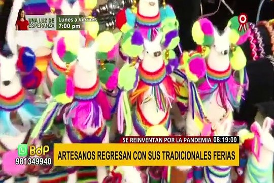 Artesanos regresan con tradicionales ferias: Mira aquí la variedad de productos que ofrecen
