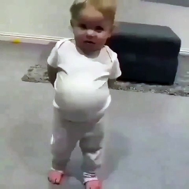 FUNNY BABY VIDEOS. So cute-- ⁣❤⁣⁣ ⁣⁣ ⁣♥️ Comment -- Share