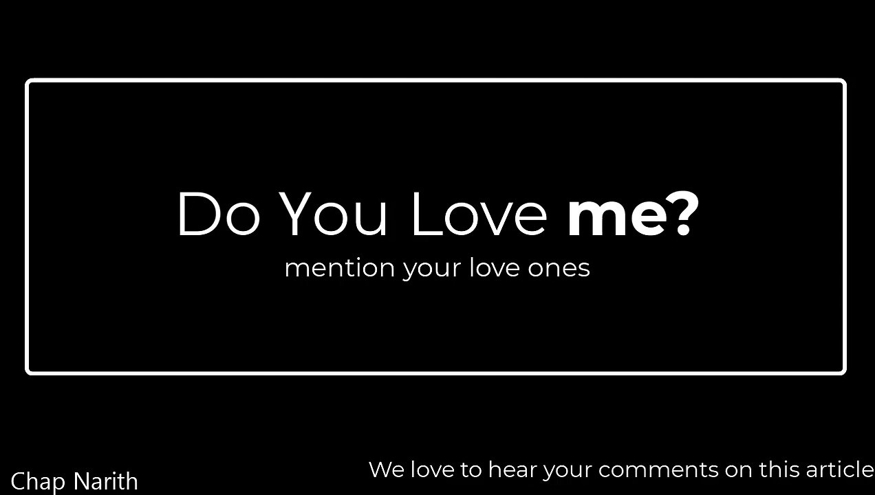How do you know when someone really loves you?