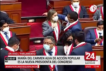 Lista liderada por Maricarmen Alva fue elegida para dirigir Mesa Directiva