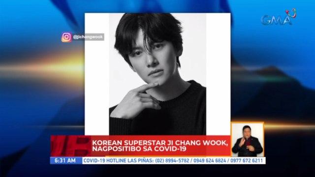 Korean superstar Ji Chang Wook, nagpositibo sa COVID-19 | UB