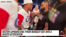 FOOTAGE of HEATED ALTERCATION between Tyron Woodley & Hector Lombard! Bisping RIPS Dillon Danis!