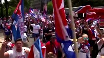 Cuban-Americans protest in Washington D.C.