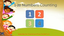 Learn Numbers Counting From 1 To 20 | Learn Counting | 1234 | Pre-School Education - DIGIKIDS