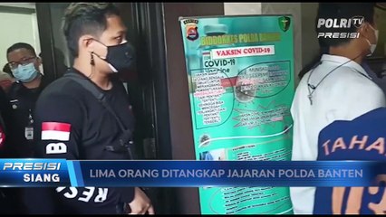 POLDA BANTEN Ungkap Kasus Dugaan Pemalsuan Surat Hasil SWAB Antigen Covid-19