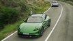 Porsche Taycan Turbo S Cross Turismo in Green Driving Video