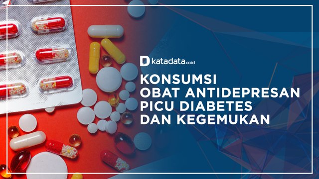 Fakta Konsumsi Obat Antidepresan Saat Pandemi Picu Diabetes dan Kegemukan