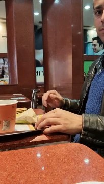 Eating McDonald's burger I McD I Burger I Mcdonald I #Shorts