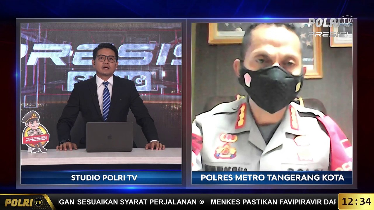 Live Dialog Bersama Kapolres Metro Tangerang Kota Kombes Pol Deonijiu De Fatima Terkait Pemalsuan Tabung Oksigen