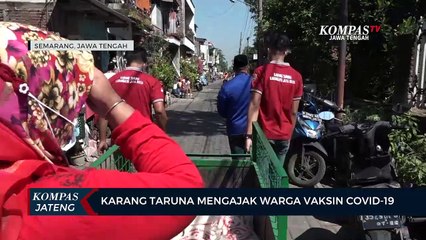Karang Taruna Mengajak Warga Vaksin Covid-19