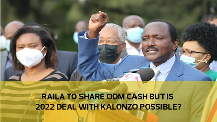 Raila to share ODM cash but is 2022 deal with Kalonzo possible?